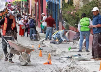 Foto: Adrián Gaytán // Hasta ahora se mantienen los trabajos de embellecimiento en la zona.