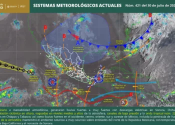 Lluvias intensas y tormentas eléctricas amenazan a Oaxaca este jueves