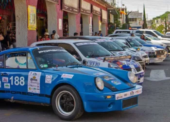 La exhibición, en el Parque Independencia.