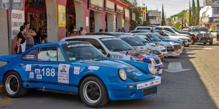 La exhibición, en el Parque Independencia.