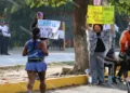 Fotos: Leobardo García Reyes // Las pancartas de apoyo presentes.