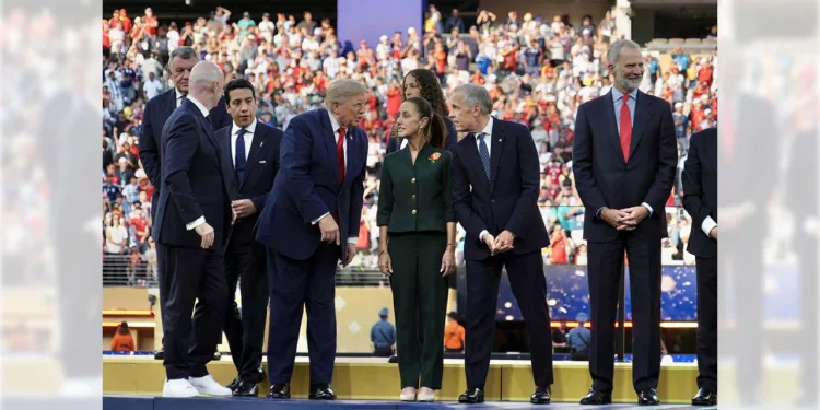 Los mandatarios de México, Estados Unidos y Canadá muestran la solidez de la región durante la Gran Final de la Copa del Mundo.