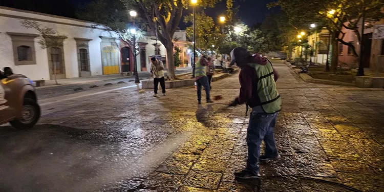 Foto: Municipio de Oaxaca de Juárez // Limpieza de calles, también entre las demandas ciudadanas.