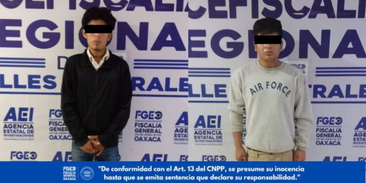 Dos hombres enfrentarán proceso por presunto narcomenudeo en Oaxaca; permanecerán en prisión preventiva