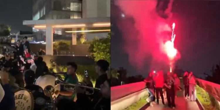 VIDEO | Serenata con banda y pirotecnia desata polémica antes del México vs Inglaterra en el Mundial 2026