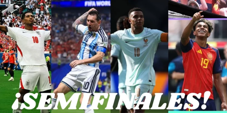 Semifinales Mundial 2026: Horarios y dónde ver EN VIVO el España vs Francia y Argentina vs Inglaterra desde México