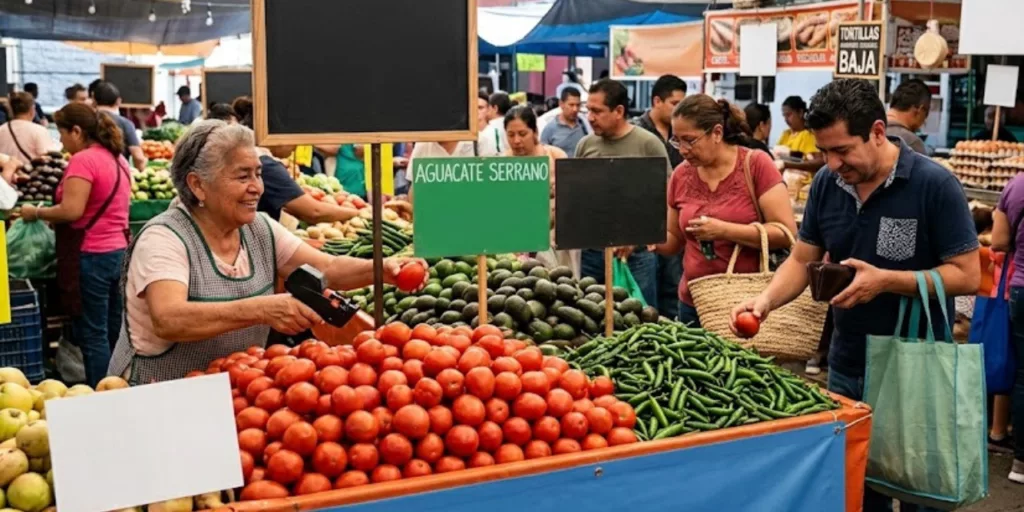 Baja el precio del jitomate y otros alimentos; inflación cede en julio
