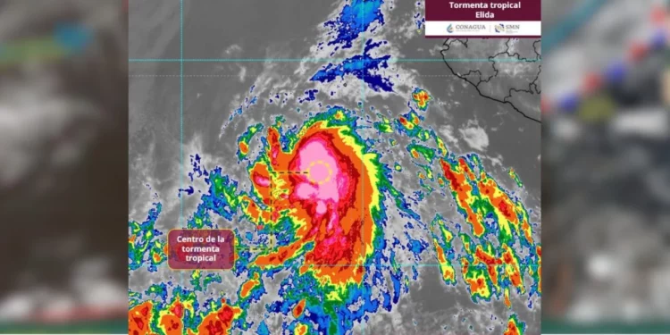 Tormenta Elida nace en el Pacífico y amenaza con convertirse en huracán; Oaxaca tendrá lluvias por sistemas activos