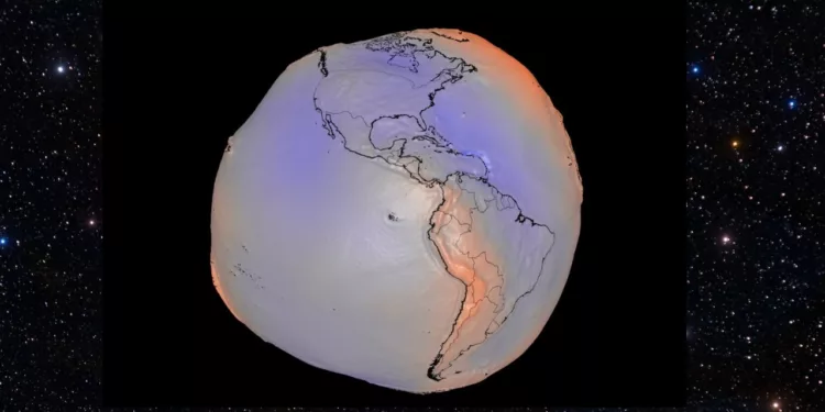 VIDEO | ¿Cómo es la Tierra realmente? La NASA revela su mapa gravitatorio