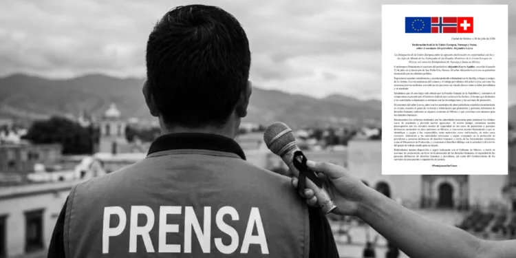 Crimen de periodista oaxaqueño genera condena internacional; UE ve indicios de vínculo con su labor informativa