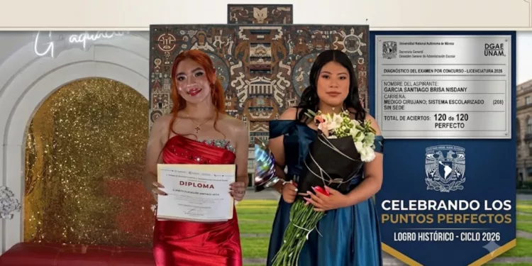 Las reinas del examen: dos oaxaqueñas destacan entre miles y ganan su lugar en Medicina UNAM