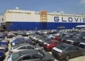 Embarque de 3 mil autos Hyundai de Salina Cruz a Coatzacoalcos