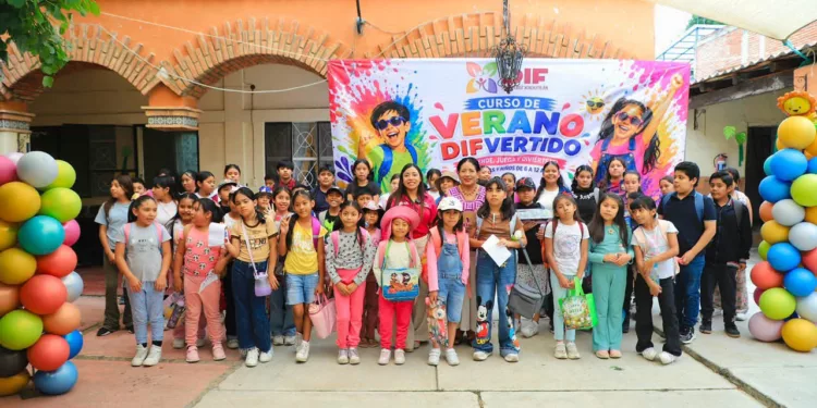 Arranca niñez xoxeña Curso de Verano DIFVERTIDO