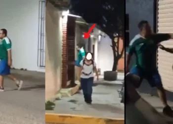 IMÁGENES | Video exhibe desmanes de supuesto funcionario estatal en San Antonio de la Cal
