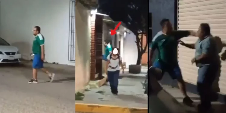 IMÁGENES | Video exhibe desmanes de supuesto funcionario estatal en San Antonio de la Cal