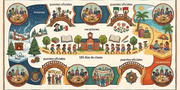 ¡Toma nota! Este sería el calendario escolar 2026-2027 con todos los puentes y días sin clases