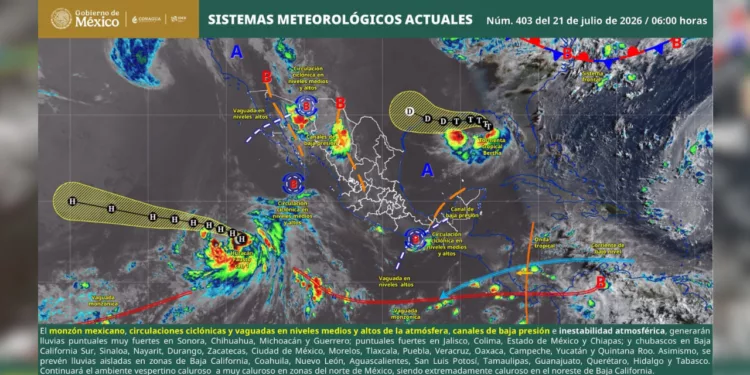 Oaxaca entra en una jornada de calor intenso; lluvias serán escasas y focalizadas