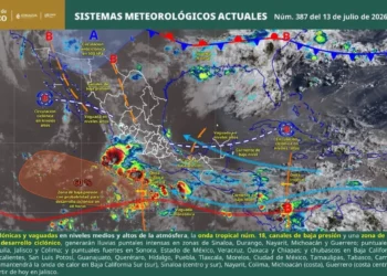 Lluvias intensas y riesgo ciclónico mantienen en alerta a Oaxaca; Sierra Sur, Mixteca y Valles Centrales, bajo mayor amenaza