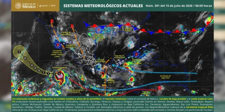 Oaxaca bajo vigilancia: pronostican calor, tormentas y monitorean posible ciclón en el Pacífico