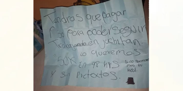 “Tendrás que pagar 50 mil para poder seguir trabajando”: denuncian presunto cobro de piso en Juchitán
