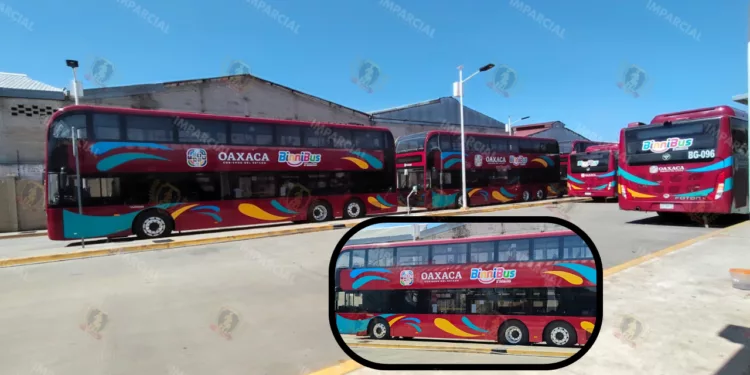 BinniBus de dos niveles en prueba para salir a brindar servicio en Oaxaca