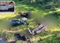 ¡Abominable hallazgo! Tres hombres ejecutados junto a vehículo calcinado en la ruta Juquila–El Vidrio