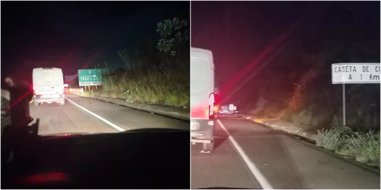 Severos retrasos y molestias de los conductores que transitan en estos momentos por la supercarretera Oaxaca-Cuacnopalan