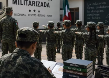 Foto: IA // Sedena, única institución habilitada para instrucción castrense, militarizada o militar, advierte.