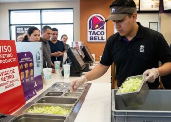 ¡Alerta sanitaria! Taco Bell retira lechuga tras brote de parásito que enferma a miles en EE. UU.