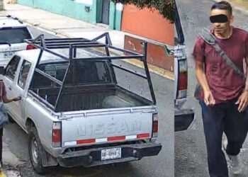 ¡Ni la Guelaguetza los frena! Exhiben a presunto ladrón acechando vehículos en pleno Centro Histórico de Oaxaca