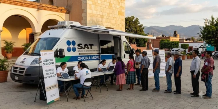 SAT llevará oficina móvil a Tlaxiaco, Oaxaca para facilitar trámites fiscales sin salir del municipio
