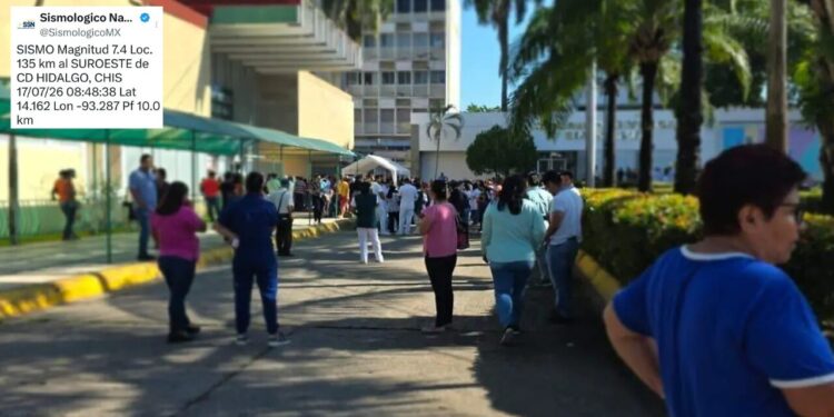 Sismo de 7.4 sacude el sur de México; activan alerta de tsunami y revisan posibles daños