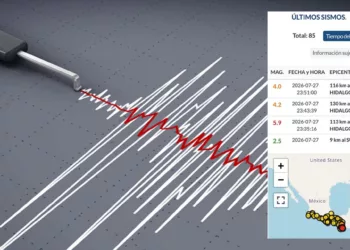 Racimo de 4 sismos en 17 minutos