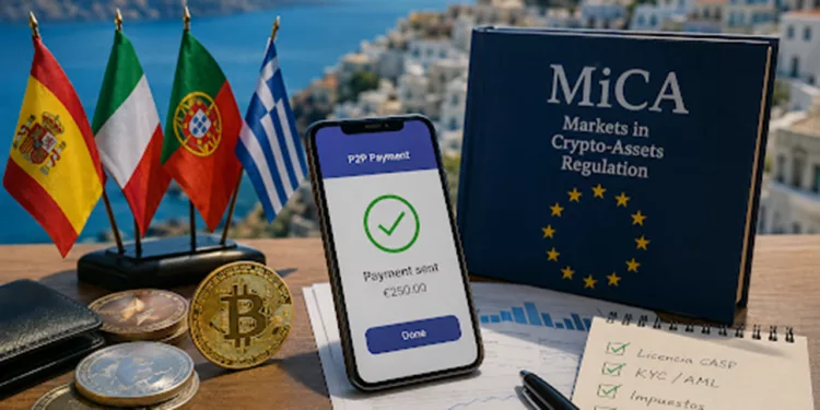 Criptomonedas y pagos P2P en el sur de Europa: normas, riesgos y práctica