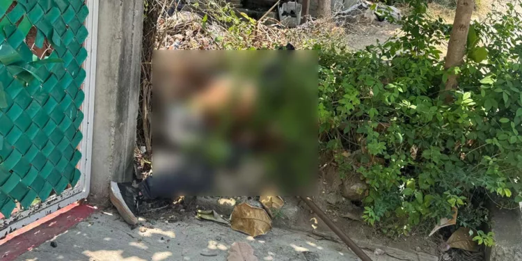 El cuerpo de la víctima fue localizado en la vía pública, vistiendo pantalón de mezclilla y calzado en color negro.