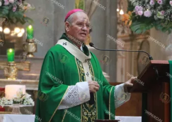 Foto: Adrián Gaytán // El arzobispo de Antequera llamó a la feligresía y sociedad en general a ser empáticas con las madres buscadoras,