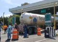 Foto: tomado de video // El miércoles, pobladores de Huitzo dieron paso libre en la caseta.