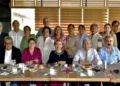 Fotos: Rubén Morales // Exalumnos de la Facultad de Odontología de la UABJO compartieron un desayuno con motivo de los 42 años de su egreso, acompañados por distinguidos catedráticos.