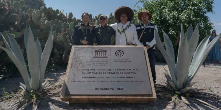 Fotos: Centro INAH Oaxaca // Las Cuevas Prehistóricas de Yagul y Mitla obtuvieron su declaratoria de Patrimonio Mundial bajo la categoría de paisaje cultural.