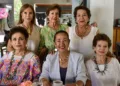 Fotos: Rubén Morales // Celia Martínez Álvarez, Juanita Gómez Soto, Mary Marichalar, Irene Rodríguez de Díaz, Soledad Álvarez y Marien Topete disfrutaron de una amena reunión.