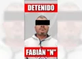 El presunto extorsionador fue interceptado y asegurado junto con su vehículo.