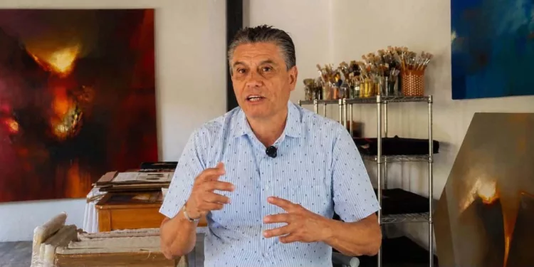 El artista explora nuevas posibilidades de la pintura mediante un lenguaje más gestual, expresionista y gráfico.