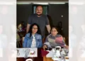 Foto: Rubén Morales // José Antonio Díaz Arias, Águeda Cervantes Hernández y Yolanda Hernández disfrutaron de un ameno desayuno familiar.