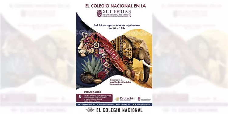 La edición número 43 de la Feria Internacional del Libro del IPN 2026 se realizará del 28 de agosto al 6 de septiembre de 2026.