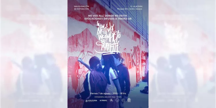 La exposición reúne fotografías, objetos y testimonios que reconstruyen la memoria del graffiti oaxaqueño.