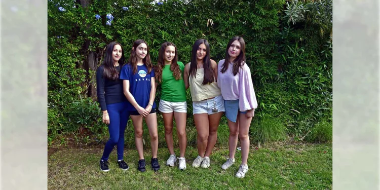Fotos: Rubén Morales // Sara López, Zoe Magaña, Celeste Álvarez, Sofía Zendejas y Camila Espíndola disfrutaron de una agradable convivencia.