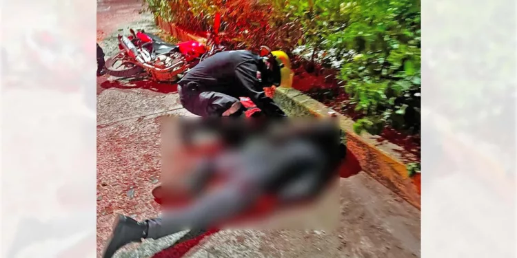 El accidente se suscitó cuando circulaba por la Avenida Paraísos de la agencia Santa Teresa, perteneciente a Huajuapan.