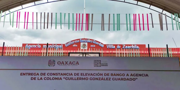 Foto: Facebook Miguel Zuñiga Juárez // La colonia González Guardado ya es agencia municipal.
