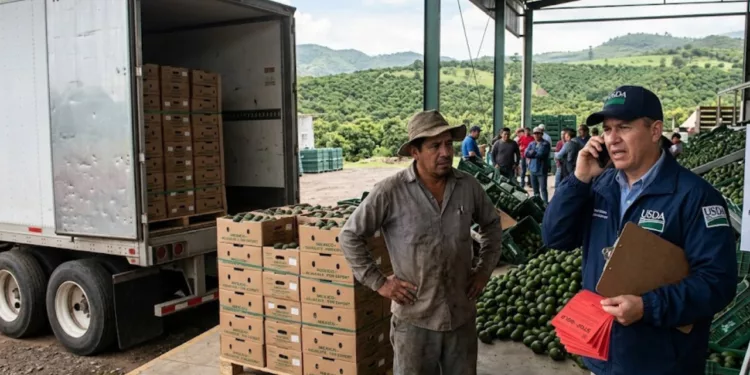 El crimen golpea al “oro verde”: EE.UU. paraliza la exportación de aguacate desde Michoacán