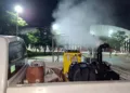 Foto: Gobierno de Oaxaca //Abatización en zonas urbanas para evitar la expansión del dengue.